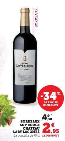 BORDEAUX AOP ROUGE CHATEAU LARY LACOMBE