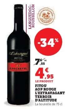 Fitou AOP Rouge L'Extravagant Terroir d'Altitude