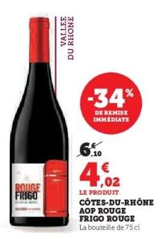 CÔTES-DU-RHÔNE AOP ROUGE FRIGO ROUGE