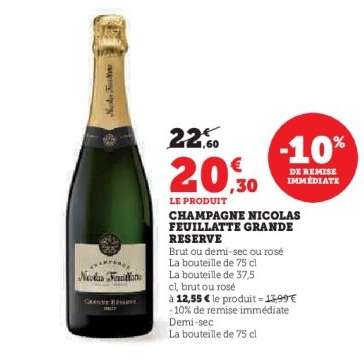 Champagne Nicolas Feuillatte Grande Réserve