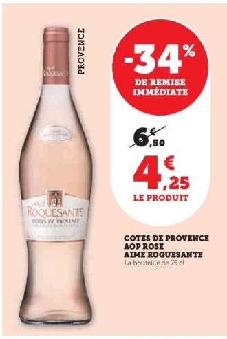 Cotes de Provence AOP Rosé Aime Roquesante