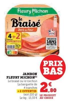 Jambon Fleury Michon