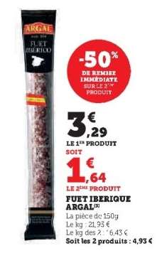 Fuet Iberique Argal