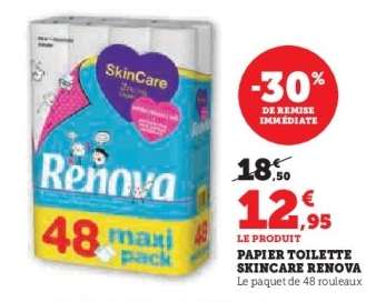 Papier Toilette Skincare Renova