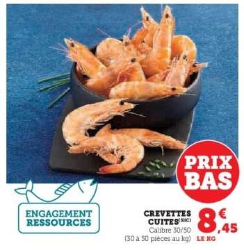 CREVETTES CUITES
