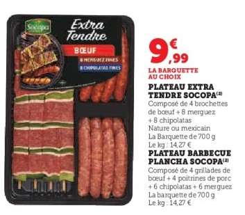 Plateau Extra Tendre Socopa