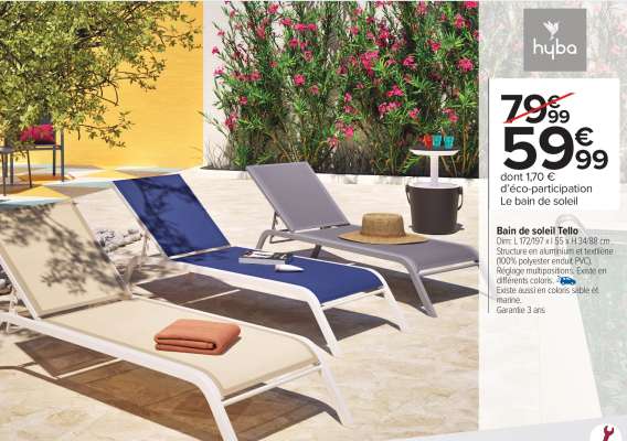 Bain de soleil Tello
