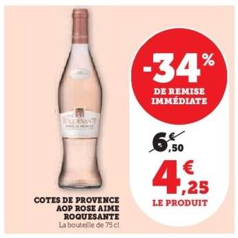 Cotes de Provence AOP Rosé Aime Roquesante