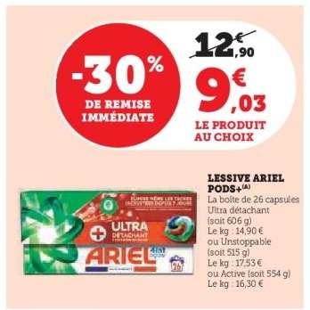 Lessive Ariel Pods
