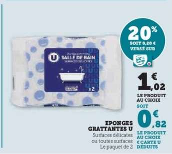 EPONGES GRATTANTES U