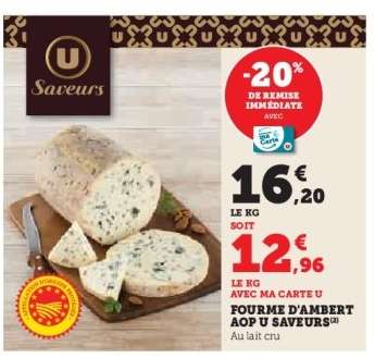 FOURME D'AMBERT AOP U SAVEURS