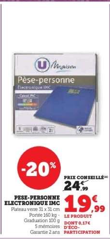 Pèse-personne Électronique IMC