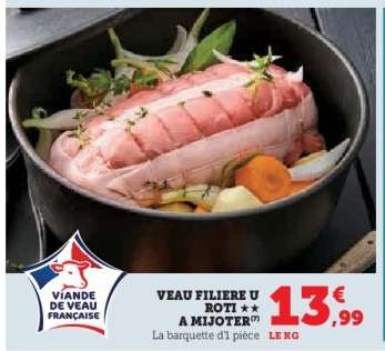 Veau Filière U Rôti à Mijoter