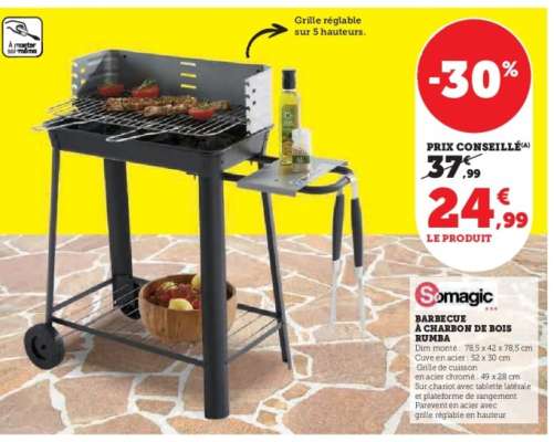 Barbecue à charbon de bois Rumba