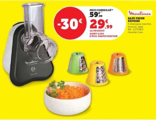 Moulinex RAPE FRESH EXPRESS