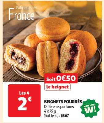 Beignets Fourrés