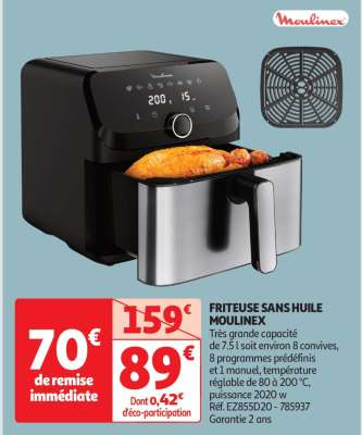 Friteuse Sans Huile Moulinex