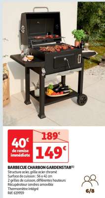 Barbecue Charbon Gardenstar