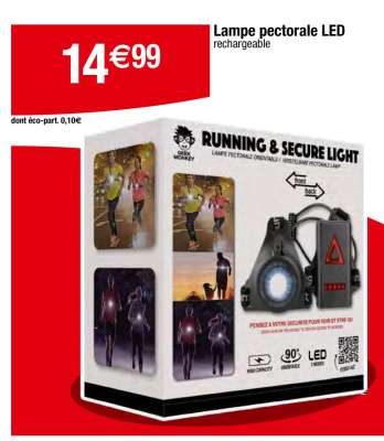 Lampe pectorale LED