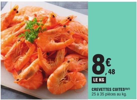CREVETTES CUITES