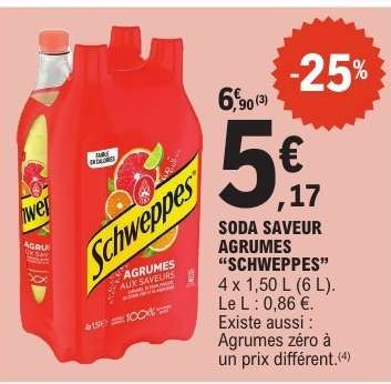 SODA SAVEUR AGRUMES 'SCHWEPPES'