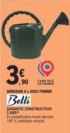 ARROSOIR 6 L AVEC POMME