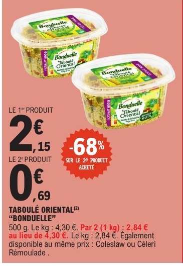 Taboulé Oriental "Bonduelle"