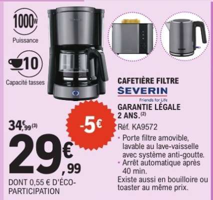 Cafetière Filtre SEVERIN