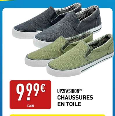 UP2FASHION® CHAUSSURES EN TOILE