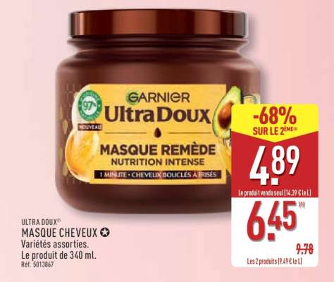 ULTRA DOUX Masque cheveux