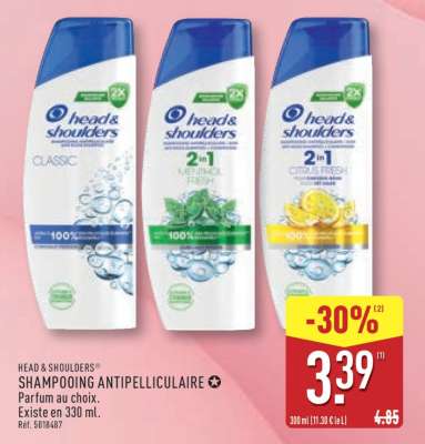 HEAD & SHOULDERS Shampooing antipelliculaire
