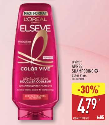 Elseve après-shampooing color vive
