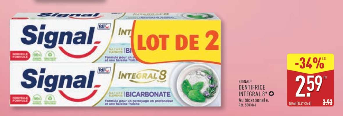 Signal Dentifrice Integral 8
