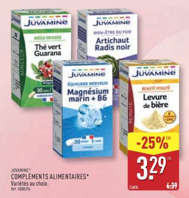 JUVAMINE Compléments alimentaires