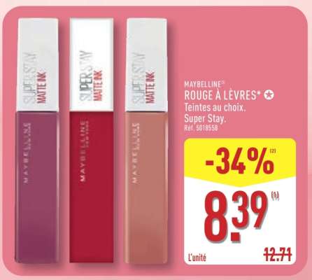 MAYBELLINE ROUGE À LÈVRES