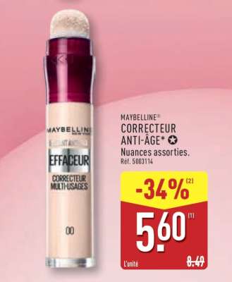 MAYBELLINE CORRECTEUR ANTI-ÂGE
