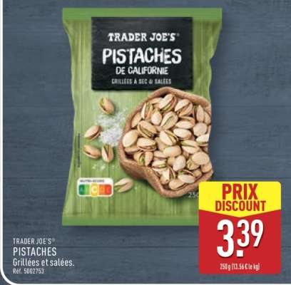 TRADER JOE'S PISTACHES