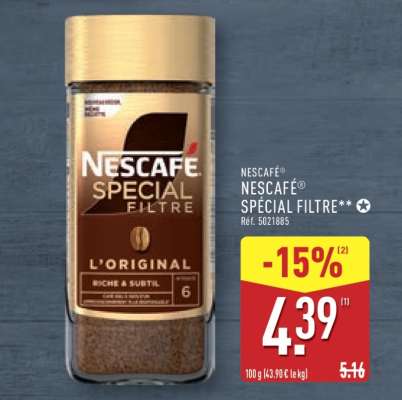 NESCAFÉ® SPÉCIAL FILTRE