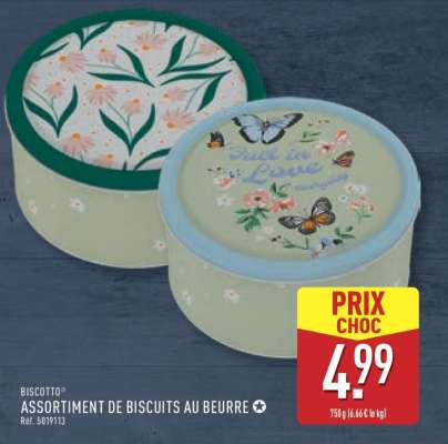 BISCOTTO® ASSORTIMENT DE BISCUITS AU BEURRE
