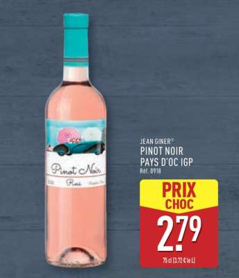 JEAN GINER PINOT NOIR PAYS D'OC IGP