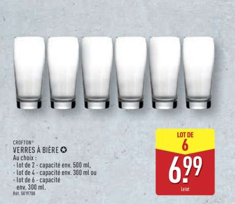 CROFTON® VERRES À BIÈRE