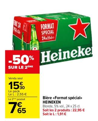 Bière 'Format Spécial' HEINEKEN