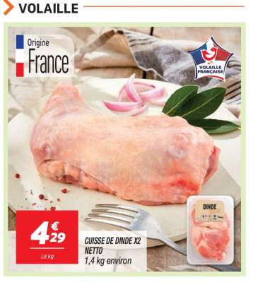 CUISSE DE DINDE X2