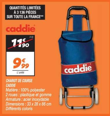 Chariot de course Caddie