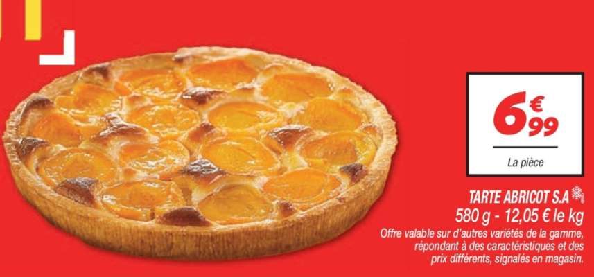 TARTE ABRICOT