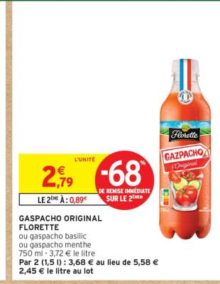 GASPACHO ORIGINAL FLORETTE