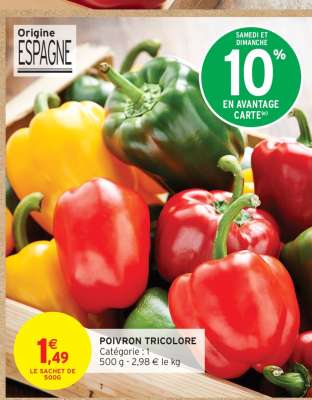 POIVRON TRICOLORE