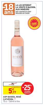 AOP Bandol Rosé Cathedra