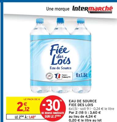 EAU DE SOURCE FIEE DES LOIS