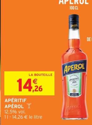 APÉRITIF Apérol